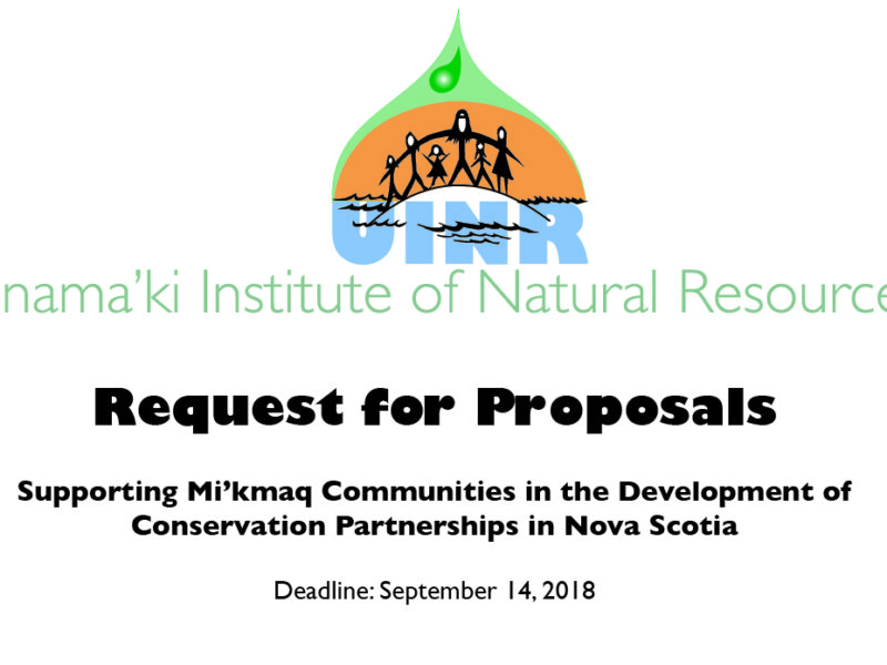 Request for Proposal – Conservation Partnerships
