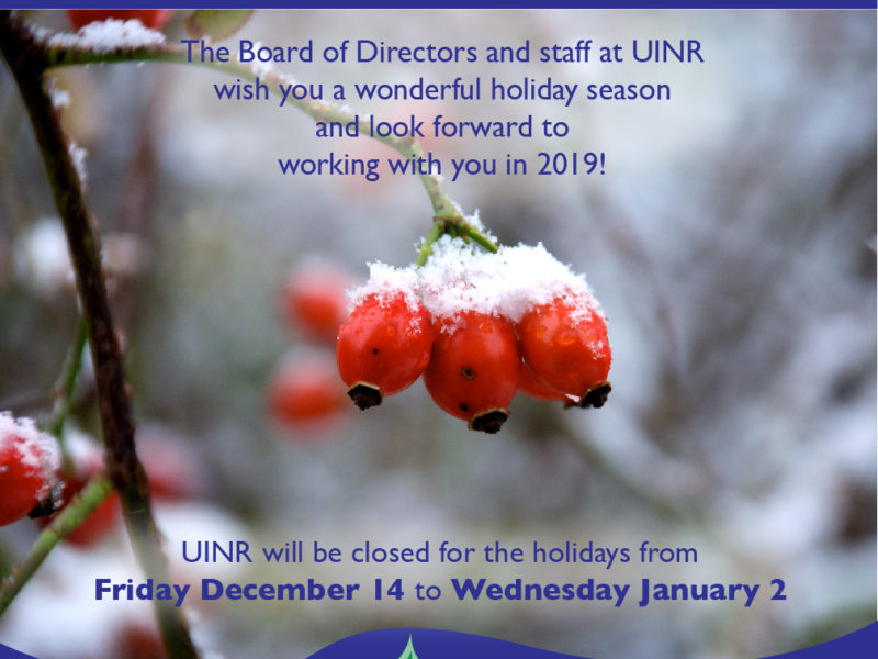 Holiday wishes from Unama’ki Institute of Natural Resources